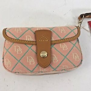 D&B Handbag Purse Wallet Small Button Clutch